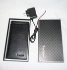 Analisador eletrônico de couro preto do cartão do dispositivo/pôquer da fraude do pôquer da carteira do cartão da mudança