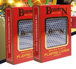 Cartões de jogo plásticos azuis marcados de engano de jogo de Bosswin com tinta invisível